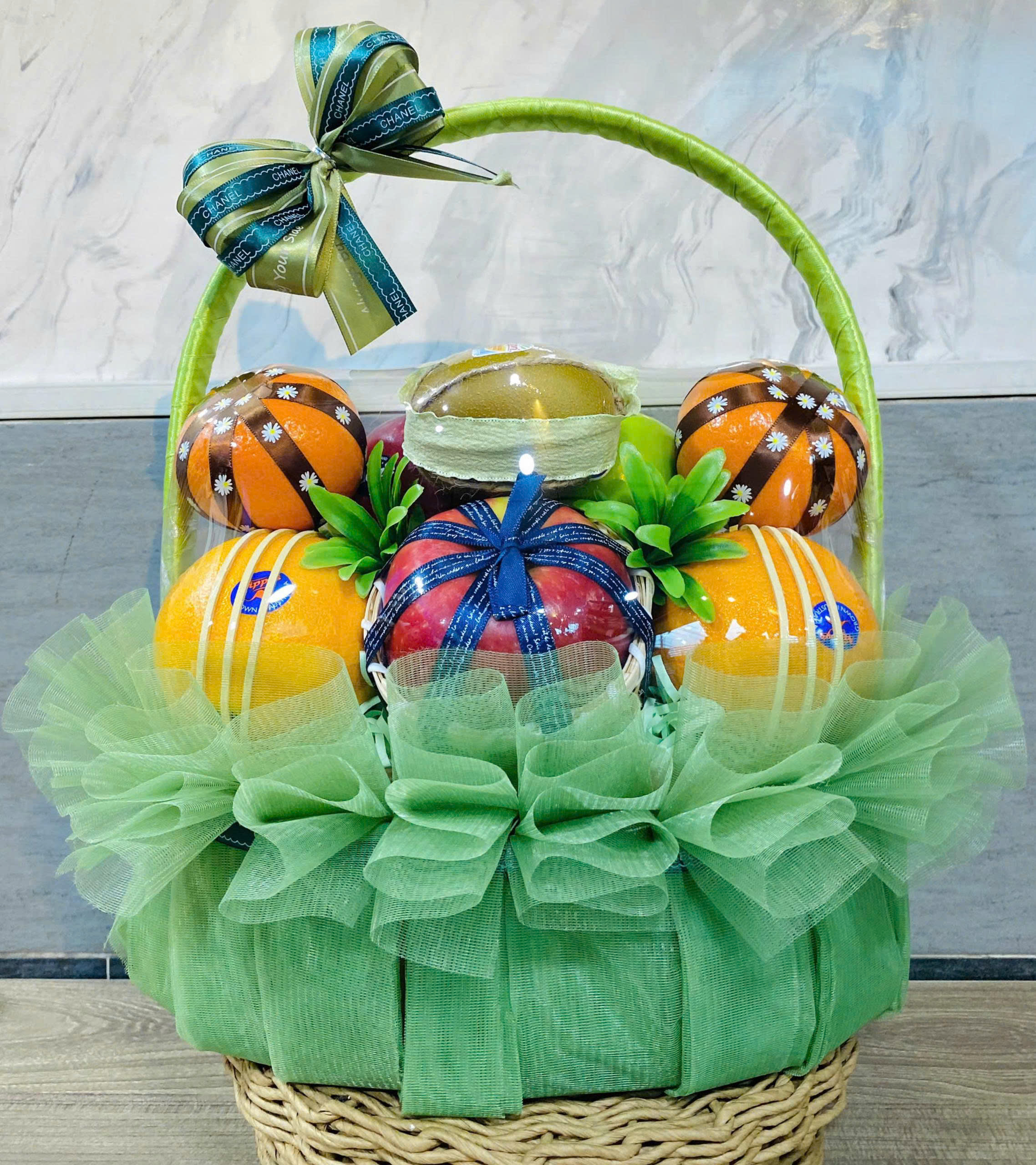 Giỏ Xanh Mạ (Cái)