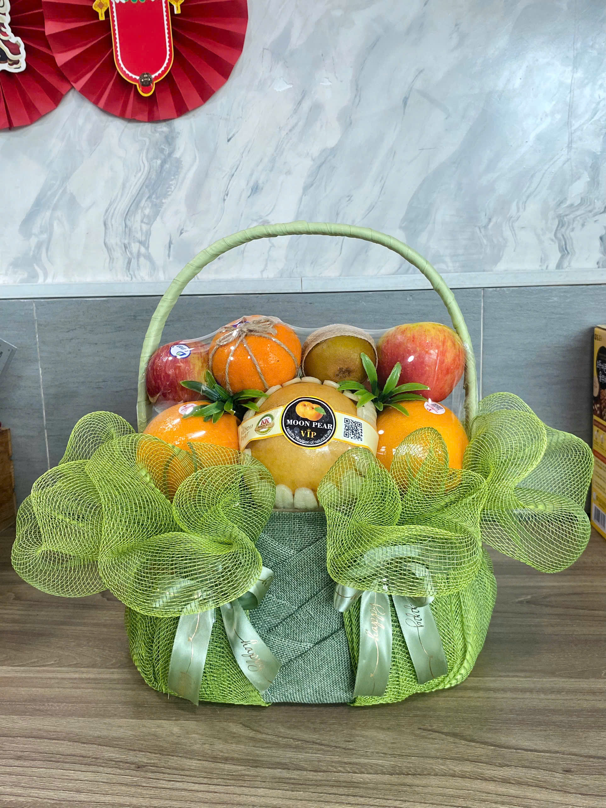 Giỏ Xanh Nơ (Cái)