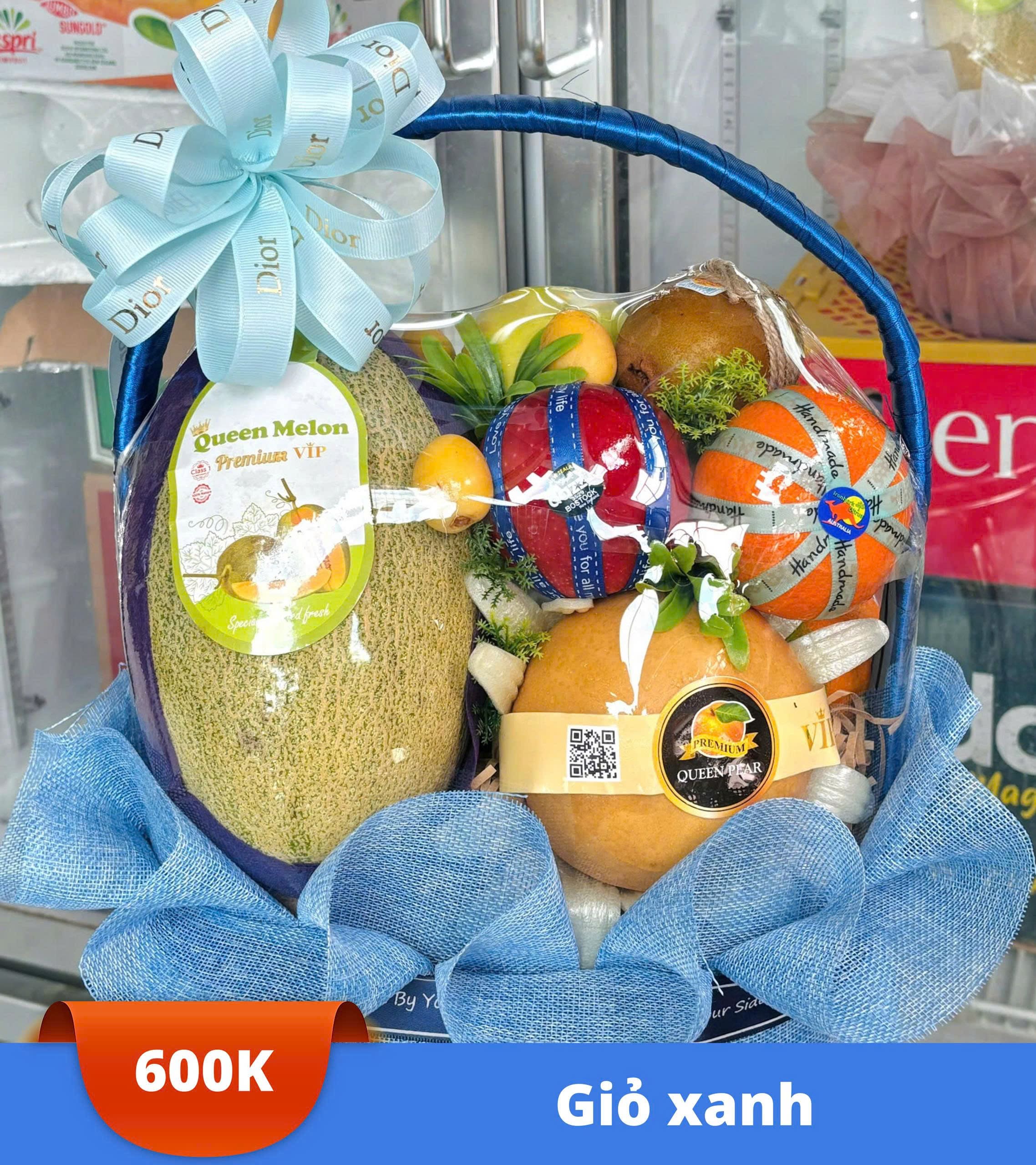 Giỏ xanh dương