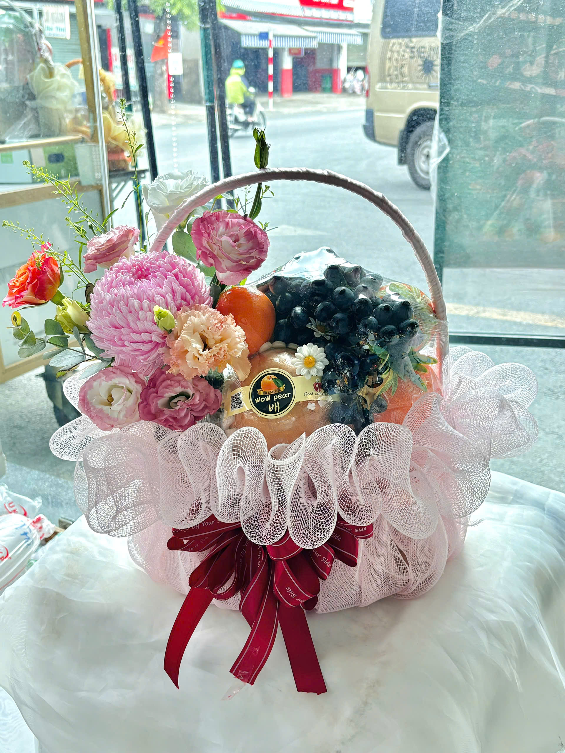 Giỏ Hoa Trái Kêt Hợp