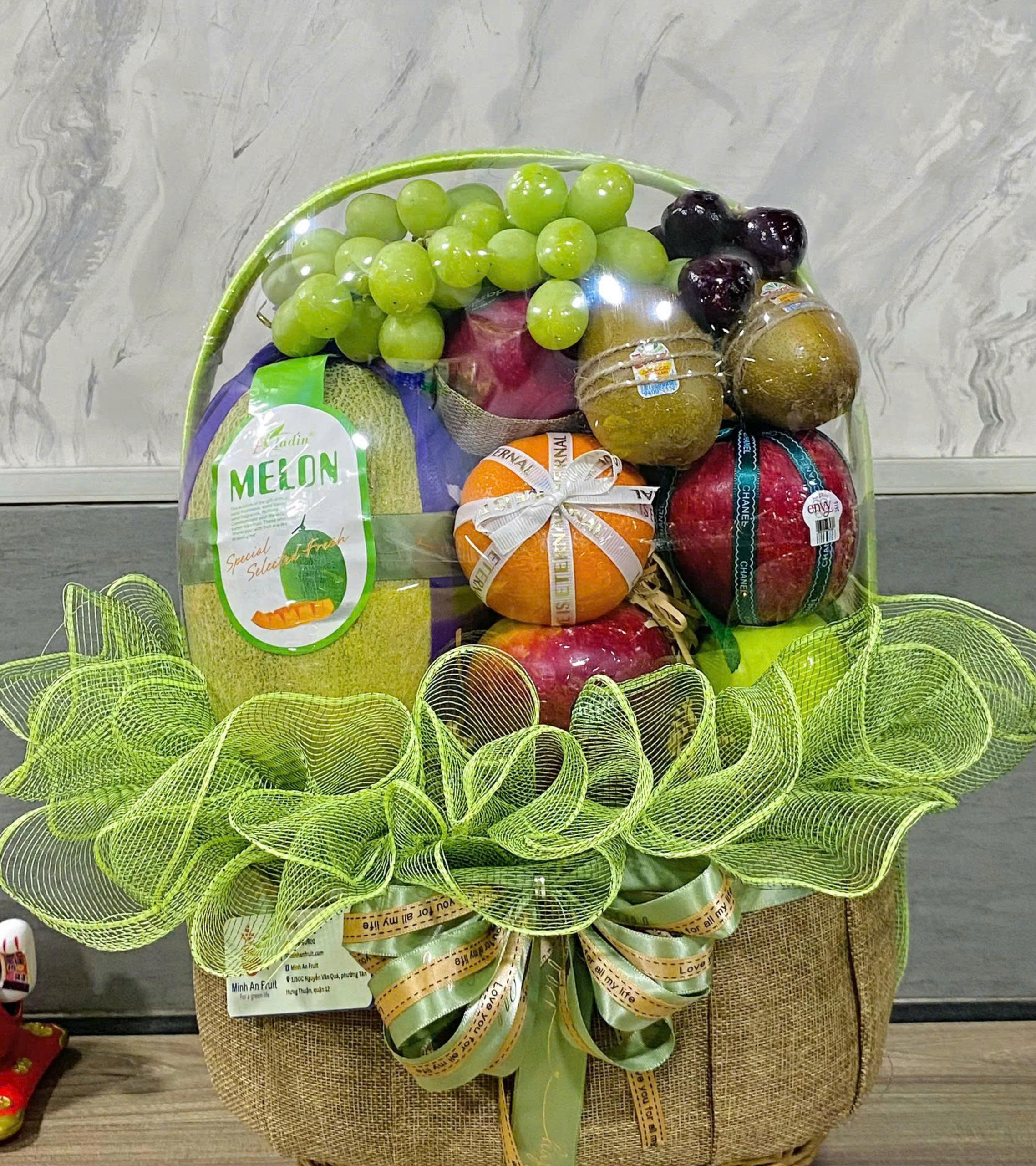 Giỏ Xanh Nâu (Cái)