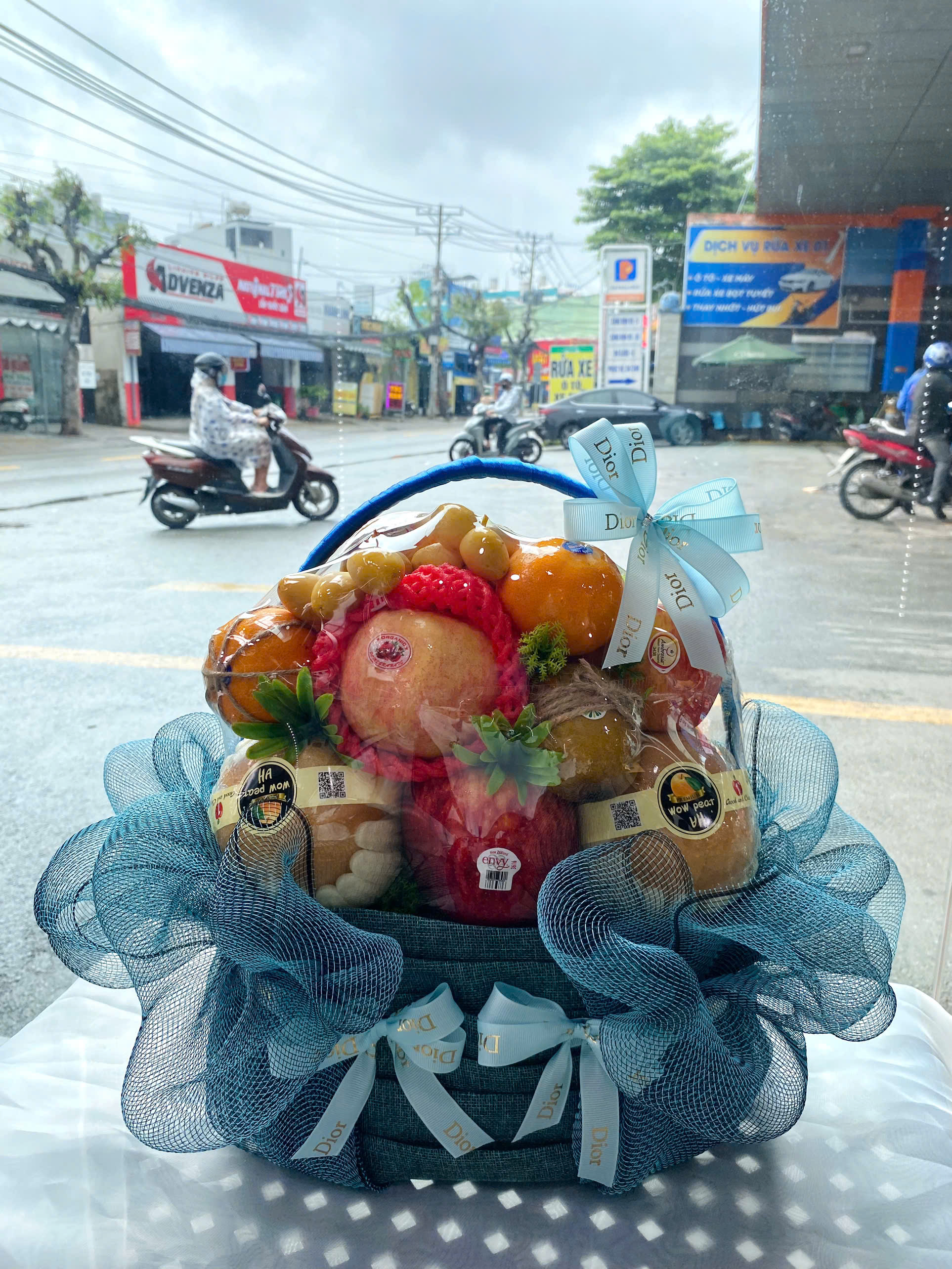 Giỏ Xanh Nơ (Cái)