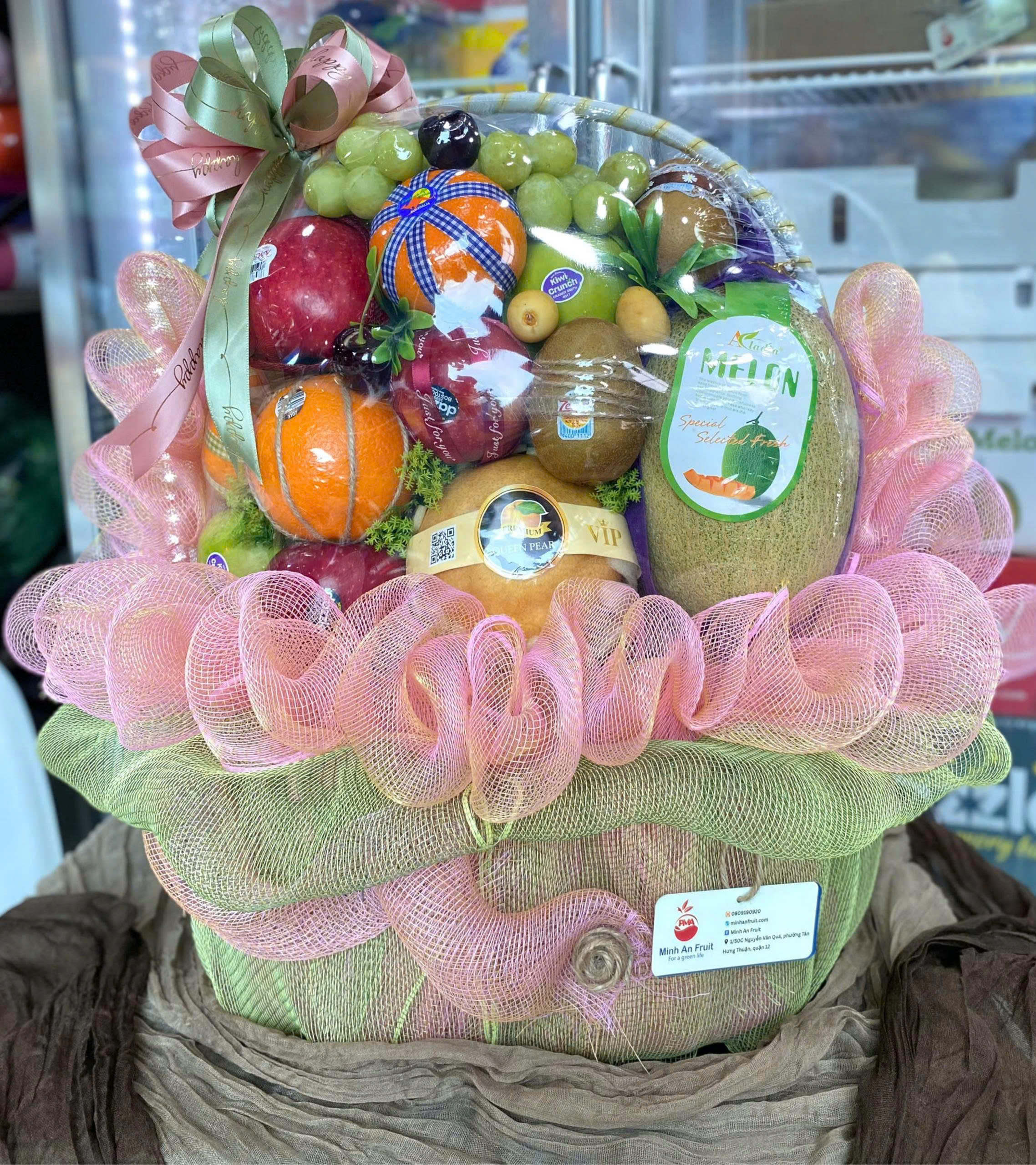 Giỏ Xanh Hồng (Cái)