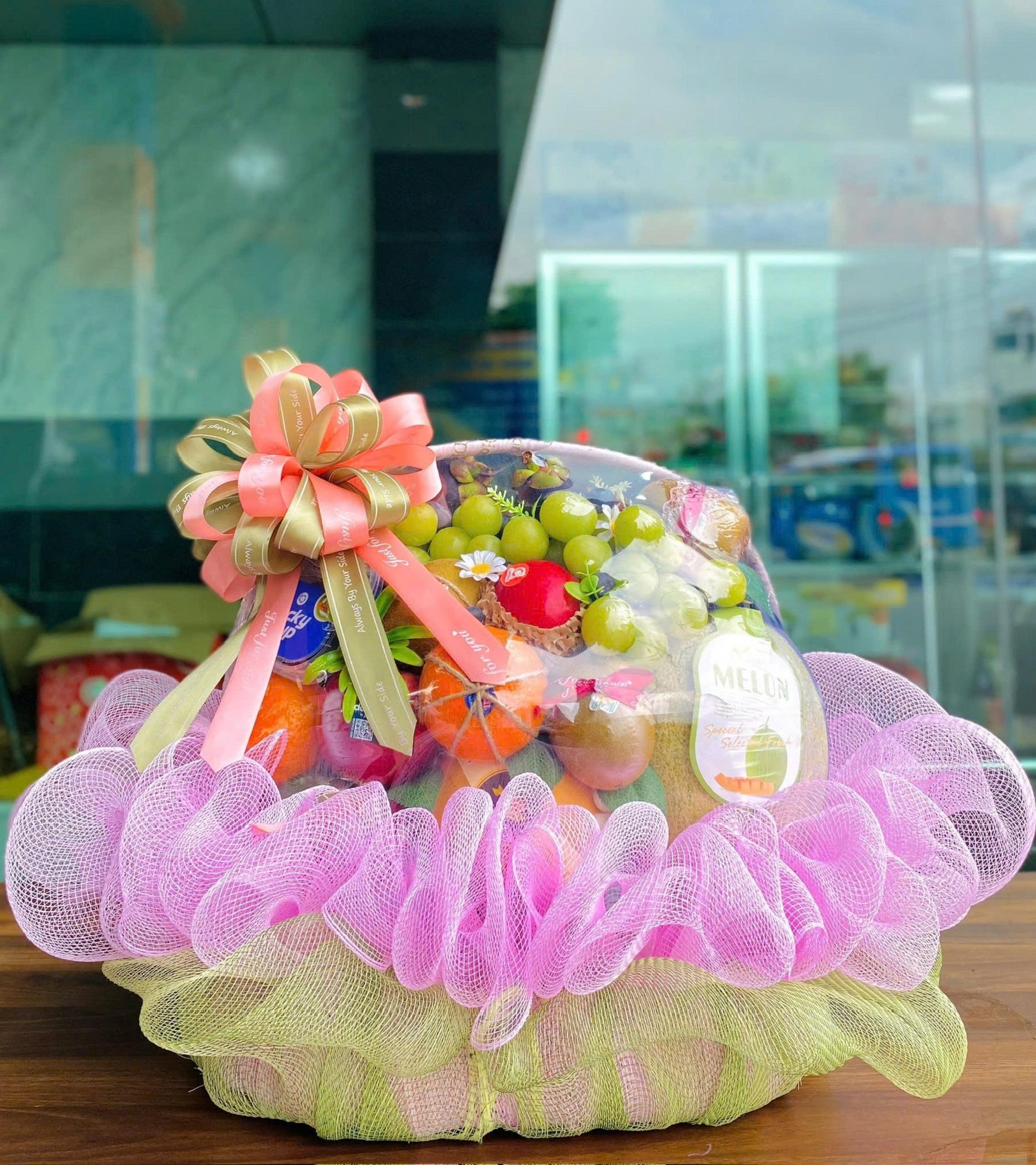 Giỏ Xanh Hồng (Cái)