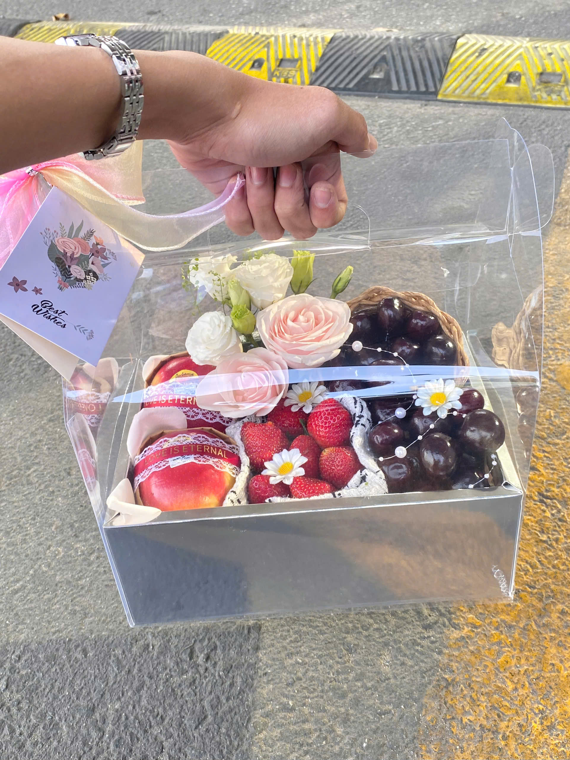 Hộp Hoa Trái kết Hợp